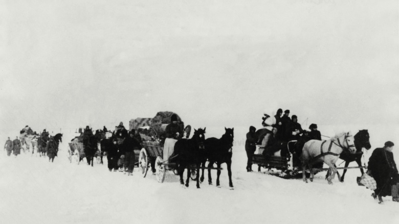 Flüchtlingstreck Ostpreußen 1944