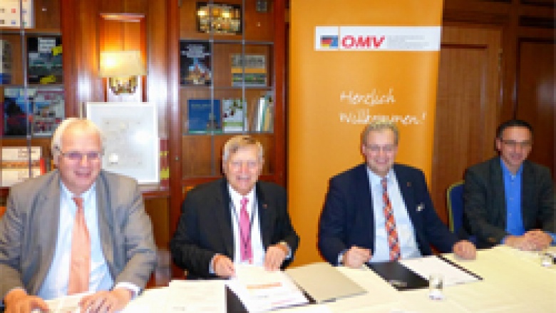 Klaus Schuck, Helmut Sauer, Heiko Schmelzle MdB und Christoph Zalder