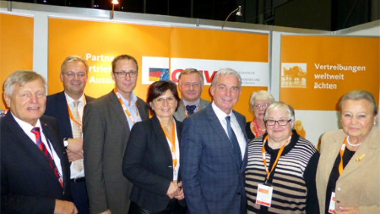 v.l. Helmut Sauer, Heiko Schmelzle, Dr. Roy Kühne MdB, Ute Bertram MdB, Christoph Kapteina, Thomas Strobl MdB, Ingrid Wessel und Waltraut Illner