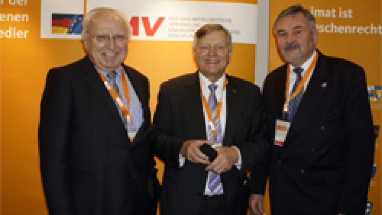 „Salzgitteraner-Treff“ v.l.n.r.: CDU-Fraktionsvorsitzender Rolf Stratmann, Helmut Sauer und CDU-Kreisvorsitzender Wolfgang Jainta