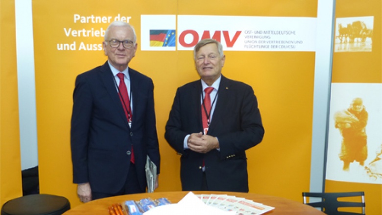 Vorsitzender der Konrad-Adenauer-Stiftung Prof. Dr. Gert Pöttering mit Helmut Sauer