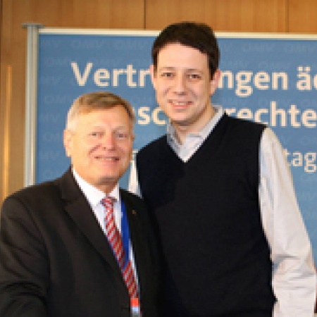 Helmut Sauer mit Philipp Mißfelder MdB