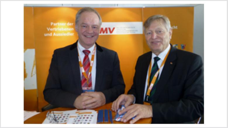Werner Jostmeier MdL im Gespräch mit Helmut Sauer