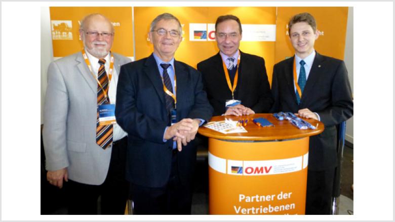 OMV Landesvorstandsmitglieder (v.l.n.r.) Peter Winkler (Hildesheim), Gerhart Wehner (Hannover), Oliver Dix (Braunschweig) und Paul Derabin (Laatzen)