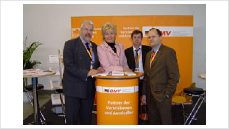 Volker Schimpff, Erika Steinbach MdB, Florian Braun, Torsten Nitzsche, OMV Kreisvorsitzender Elbtal