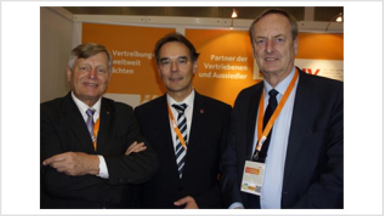 Helmut Sauer, CDU-Landesvorsitzender Schleswig-Holstein Ingbert Liebing MdB und Rudolf Götz MdL